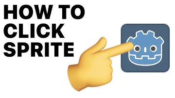 How to detect a click on a Sprite in Godot (EASY)