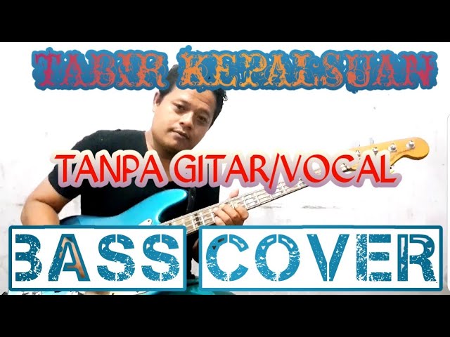 TABIR KEPALSUAN TANPA GITAR/VOCAL (BASS COVER) BACKING TRACK class=