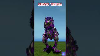 ARK DEIMOS REX Vs VANILLA REX #shorts #arkascended