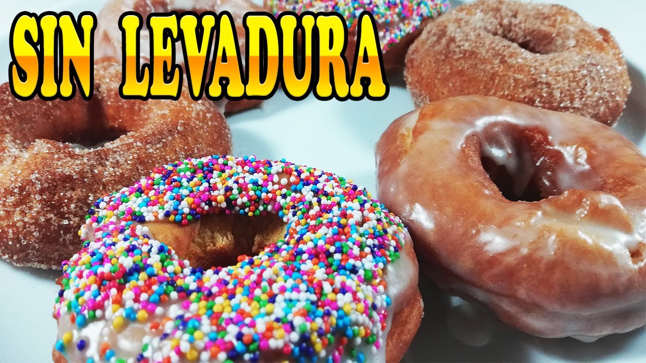 🍩🍩COMO HACER DONAS SIN LEVADURA | DONAS CON ROYAL | SIN HORNO FRITAS Y ESPONJOSAS✅😍