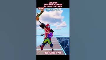 PUMPKIN REAPER IN CRAZY 1V1 FFA All Guns & Rides FORTNITE #fortnitecreative