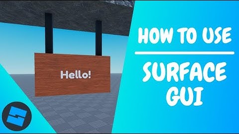 How to use a SURFACE GUI to place a Text Label on a Part