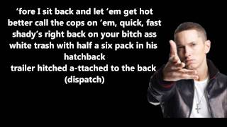 Wont Back Down - Eminem Feat. Pink // Lyrics On Screen [HD]