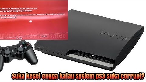 Begini Cara Mengatasi System Storage Corrupted di ps3 / Jangan panik ya bro 😎😎