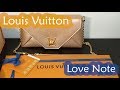 Louis Vuitton Gold Love Note Bag &amp; Monogram Tie Review and Unboxing