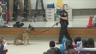 K-9 visits local elementary school