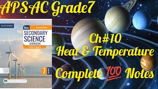Heat and Temperature | Complete Notes | Conduction Convection Radiation | APSACS @APSACBoost