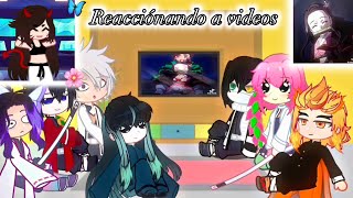 Los Pilares del pasado reacciónan a videos de la demonio Nezuko/tanjiro - ships 💞🌊🦋🐍🔥💙