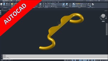 Bicycle Handlebar V2 - Autocad 2020 Training - Surfaces