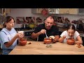 MEAT with VEGGIES  IN POTS. RECIPES IN THE OVEN. ART FOOD VIDEO 4k