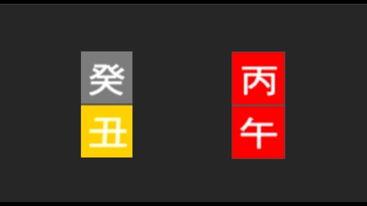 계축일주 병오년 운세