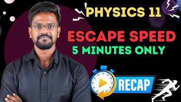 Escape Speed|Concepts🔥|Tamil|Physics 11|Muruga MP#tamil#murugamp #physics11 #cbse