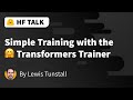 Simple Training with the 🤗 Transformers Trainer