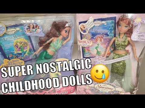 Storytime Princess Little Mermaid Deluxe & Swimming Dolls Unboxing!!