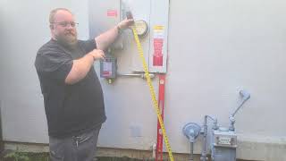 How to measure a gas meter for a panel upgrade like for like a regular upgrade or meter caller