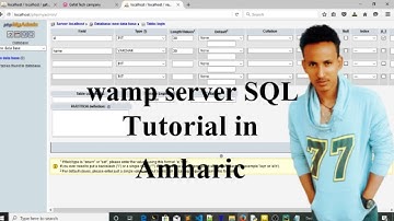 Wamp server  tutorial in Amharic