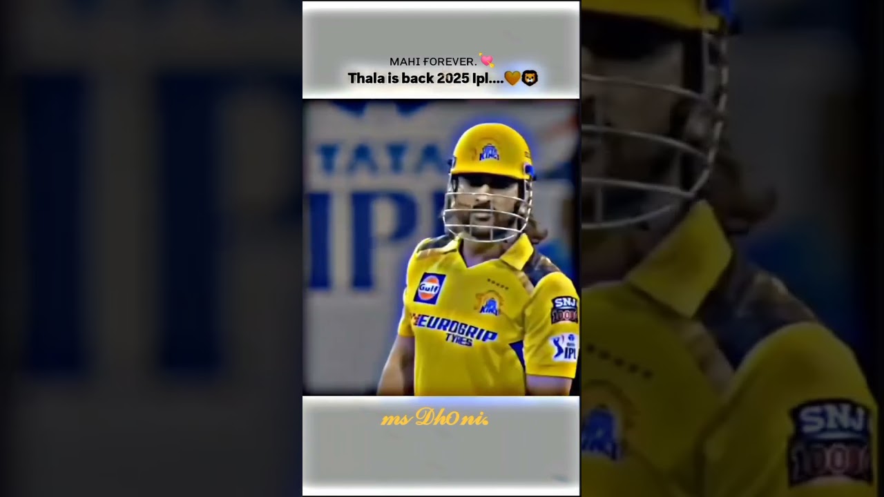 Mahi forever thala is back 2025 IPL 