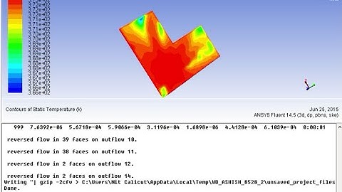 Fluid flow analysis of L shaped ECM tools using Ansys fluent 14.5 | model geometry using GAMBIT