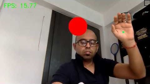 Tracking hand in video using tensorflow model - python