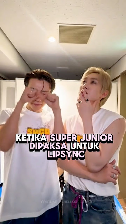 Ketika Super Junior dipaksa untuk lipsync #kpop #shorts