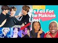 Don't fall in love with MAKNAE LINE Challenge | BTS REACTION