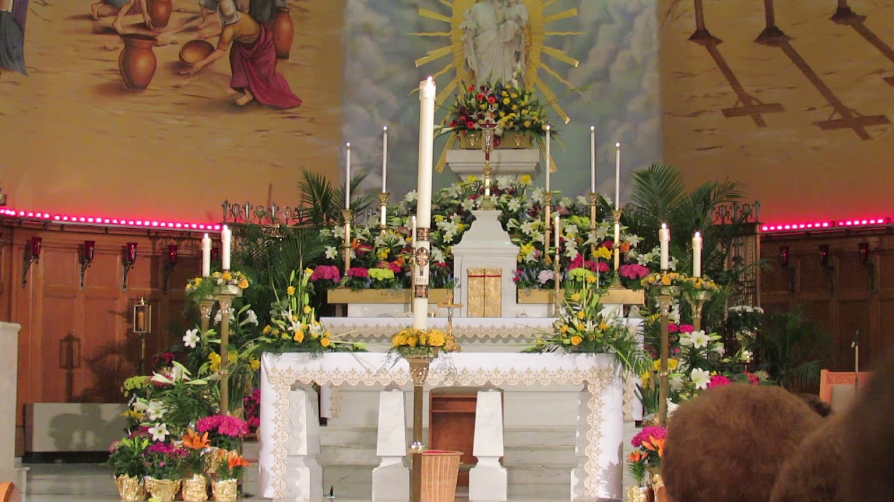 Pán Ježiš Kristus vstal z mŕtvych, Raduj sa nebies Kráľovná, St. Joseph