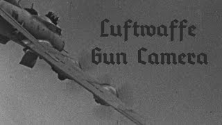 High Quality Raw Luftwaffe Gun Camera vs USAAF B17 Flying Fortresses and B24 Liberators