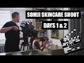 Dr somji skincare photoshoot bts day 1  2