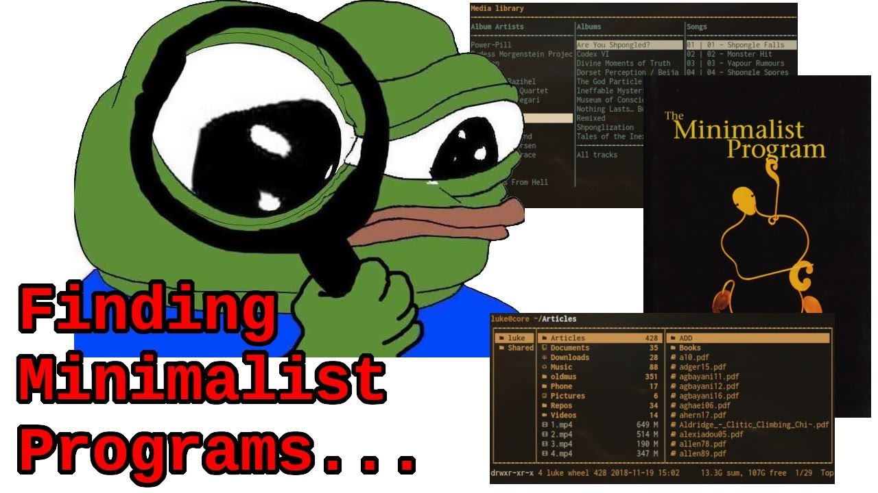 Update New How to Find Minimalist Programs to Try Out