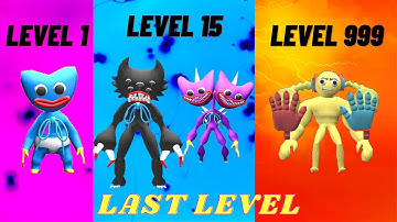 Last Level in Merge Master Blue Monster: Funny Game All Levels Walkthrough (iSO,Android)Huggy Buggy