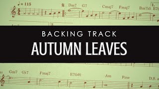 Autumn Leaves (para instrumentos em Bb) Versão latina - Backing track com Partitura