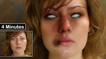 👽 DEMON EYES Effect in Photoshop - 🙀 ( Adobe Photoshop Tutorial )