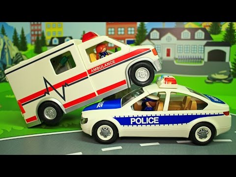 Игрушечные Машинки - Скорая Помощь Полицейская Машина И Пожарная У Видео Для Детей Кто Важнее!