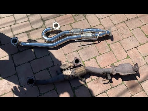 Acura TL & TL Type S J-pipe install 2004-2008 DIY