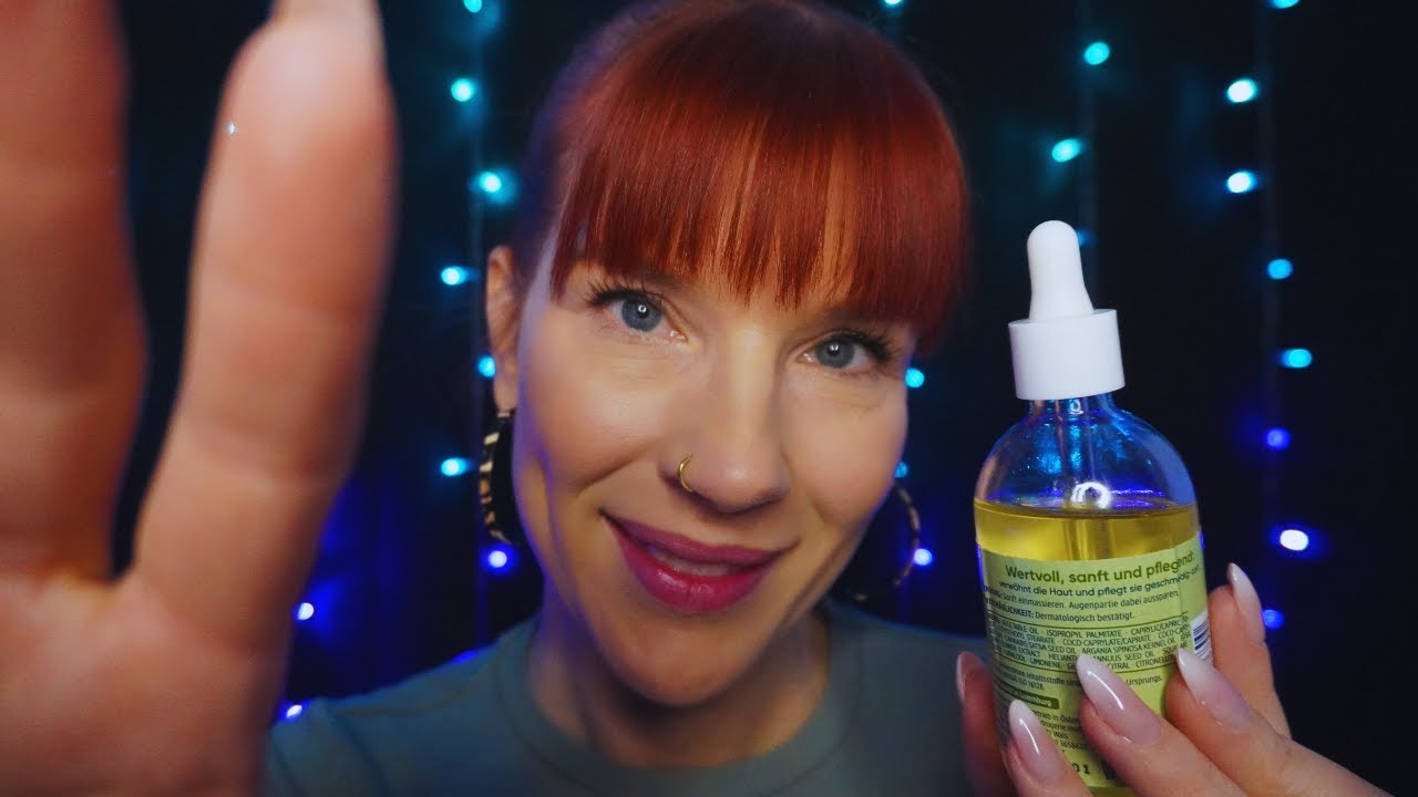 ASMR Personal Attention bei Schlaflosigkeit (Mouth Sounds, Oil Massage, Hair Brushing)