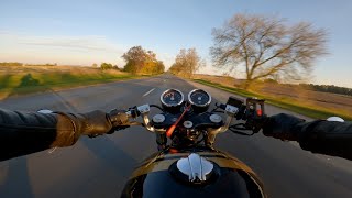 Part 2 Royal Enfield Continental GT 650  Windy POV Ride Cinematic