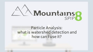 Mountains®8 | What is watershed detection and how can I use it?