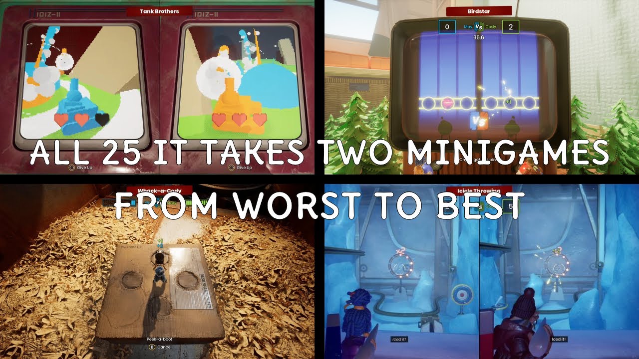 It Takes Two: Top 10 Minigames, Ranked