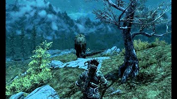 Skyrim Gameplay: How NOT To Kill a Mammoth