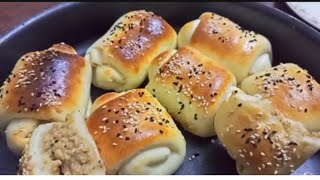 SOFT and DELICIOUS Minced Meat Stuffed Buns | How to Make Chinese Beef Puff Pastry pies screenshot 3