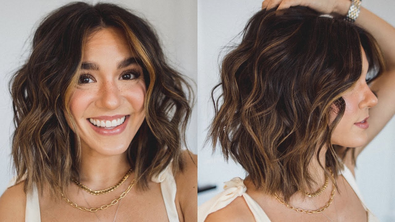 how to beach waves for short hair  style  Little Miss Momma