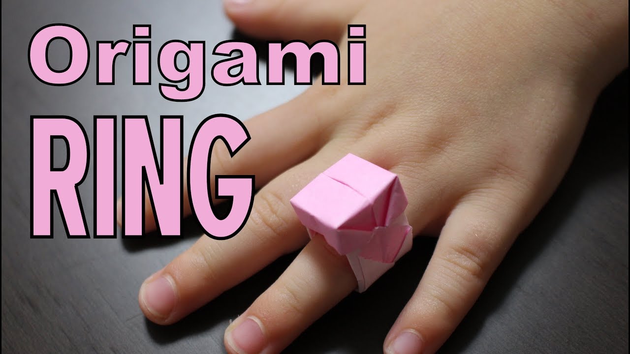 Origami How to make a RING YouTube