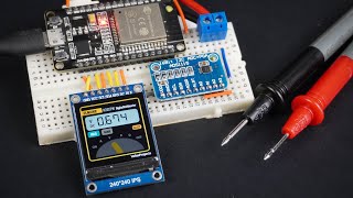 ESP32 and ADS1115 ADC- Voltmeter project