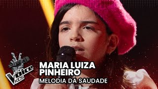 Maria Luiza Pinheiro  'Melodia da Saudade' | Blind Auditions | The Voice Kids Portugal 2024