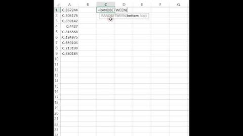 Random Numbers in Excel #shorts #excel #random #numbers
