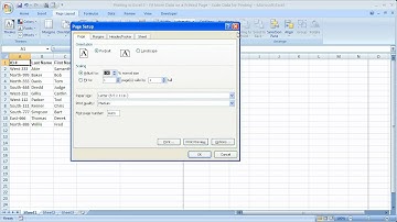 Printing in Excel 5 - Fit More Data on a Printed Page - Scale Data for Printing