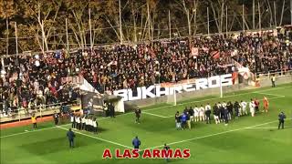 BUKANEROS - Cánticos Rayo Vallecano: La vida pirata | A las armas. Espectacular afición