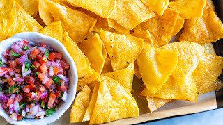 Easy Homemade Tortilla Chips (Fried or Baked)