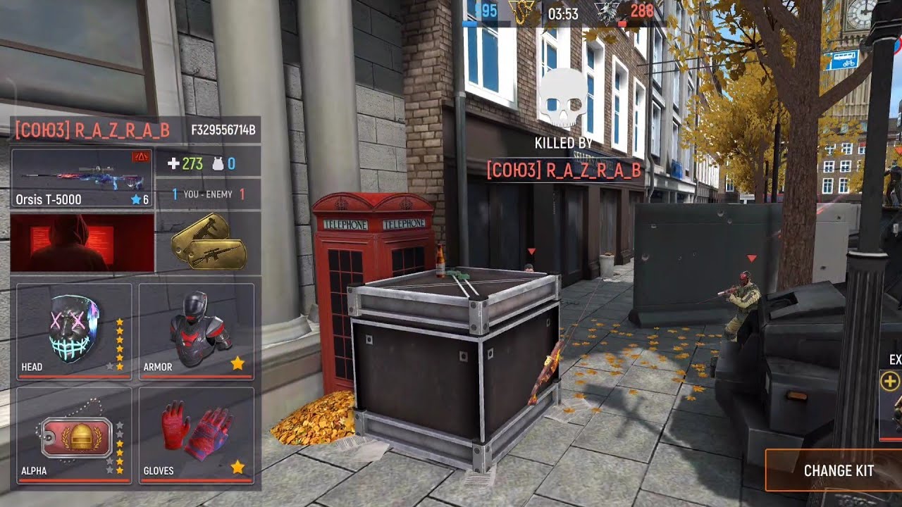 Modern Ops: 🌐POINT CAPTURE🌐 Game with submachine gun Kriss Vector 