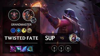 Twisted Fate Support vs Lulu - EUNE Grandmaster Patch 10.16